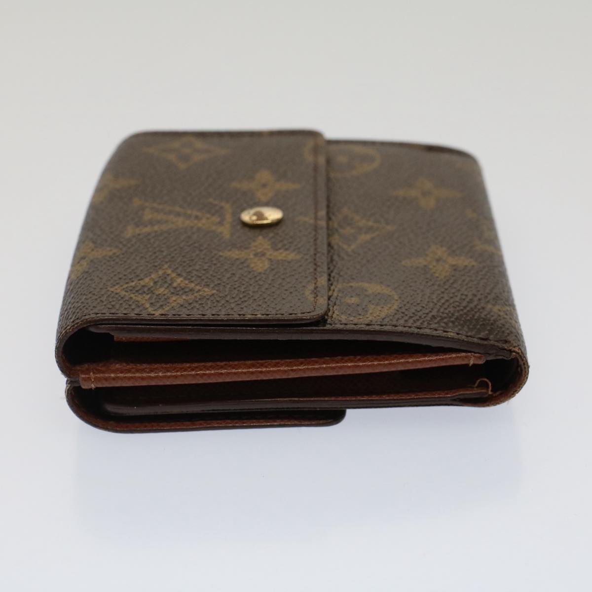 LOUIS VUITTON Monogram Portefeuille Elise Wallet M61654 LV Auth 52090