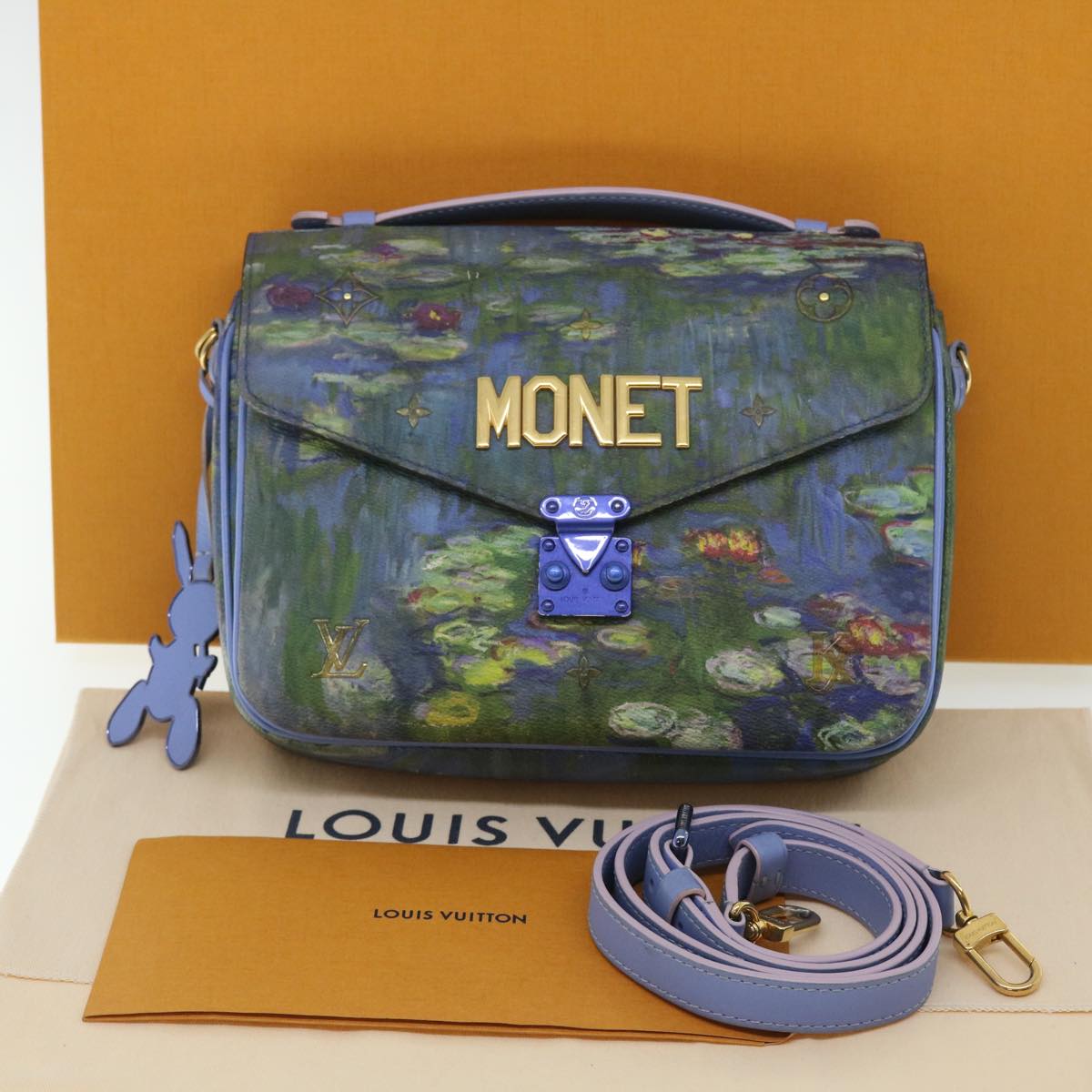 LOUIS VUITTON Masters Collection Pochette Metis MM Monnaie M53502 LV Auth 52146SM