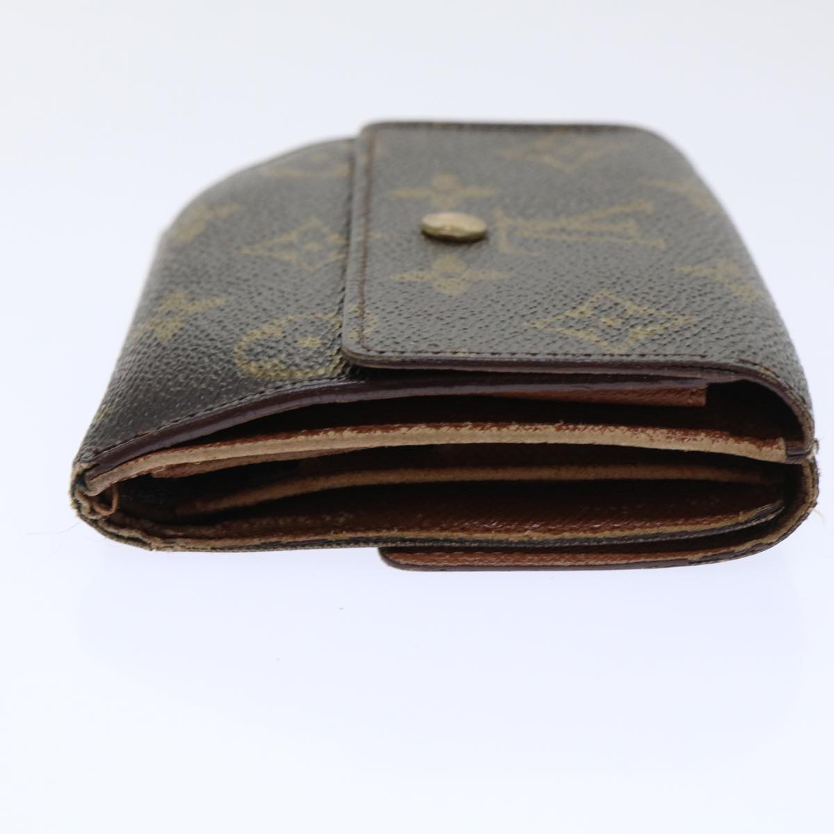 LOUIS VUITTON Monogram Portefeuille Elise Wallet M61654 LV Auth 52155