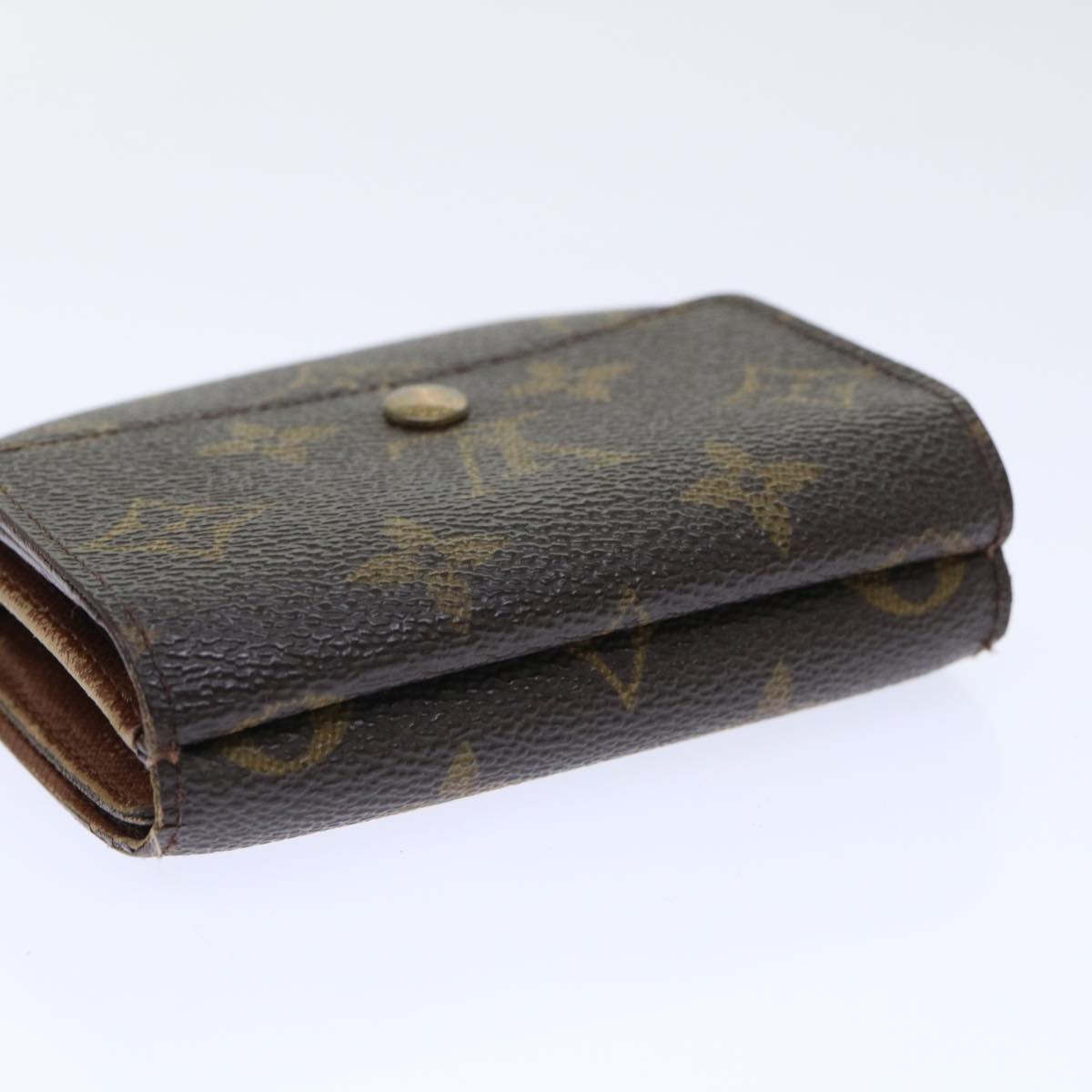 LOUIS VUITTON Monogram Portefeuille Elise Wallet M61654 LV Auth 52155