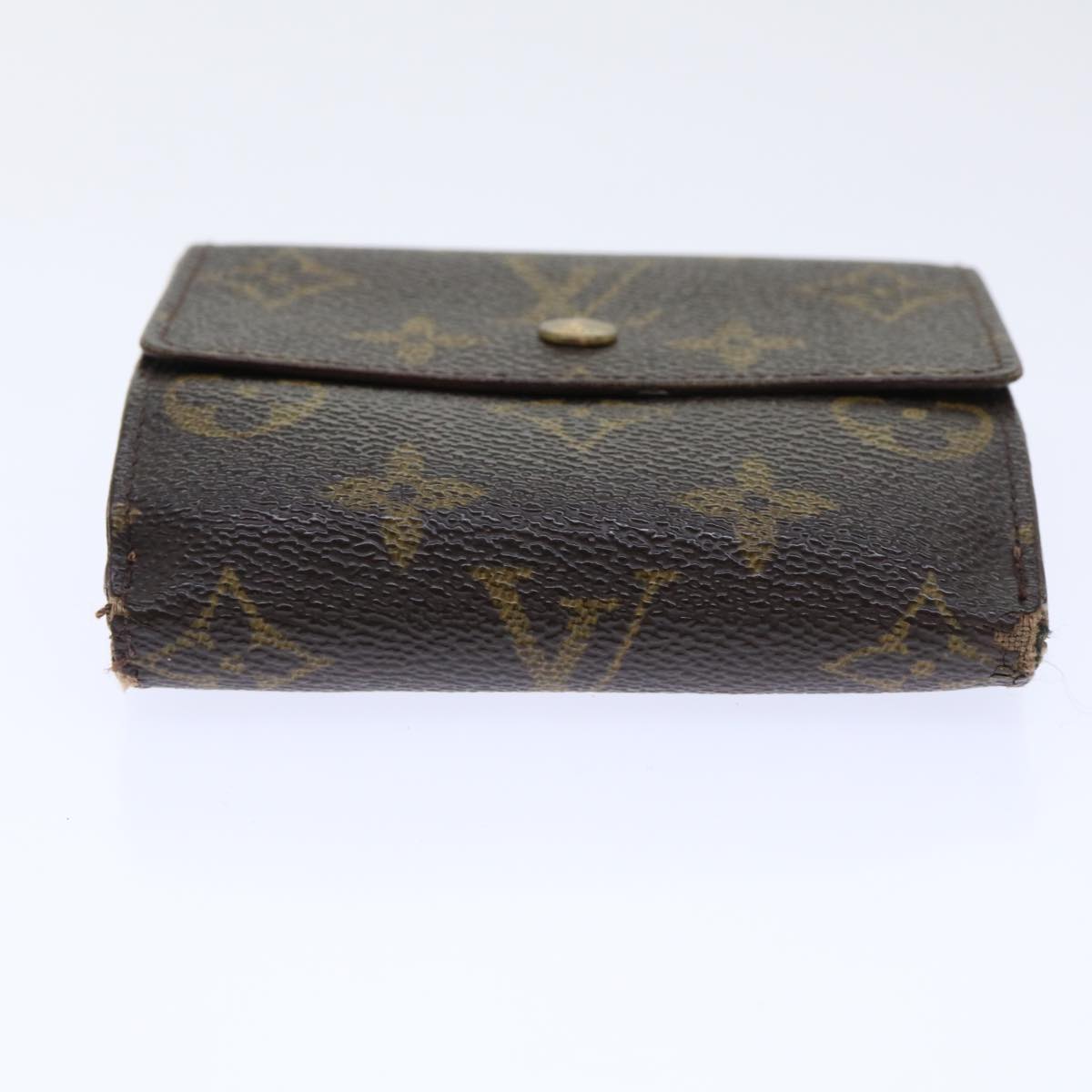 LOUIS VUITTON Monogram Portefeuille Elise Wallet M61654 LV Auth 52155