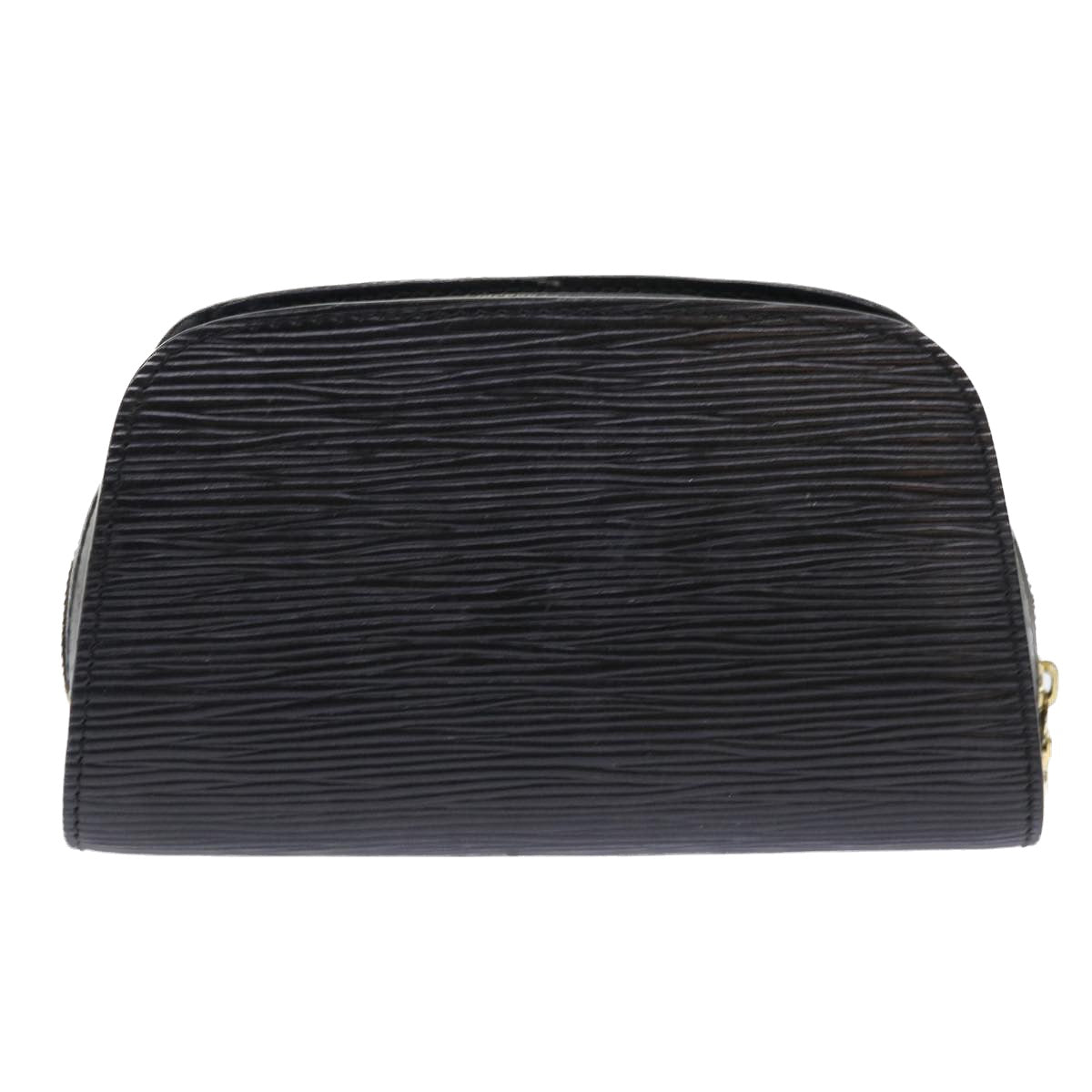 LOUIS VUITTON Epi Dauphine PM Pouch Black M48442 LV Auth 52173