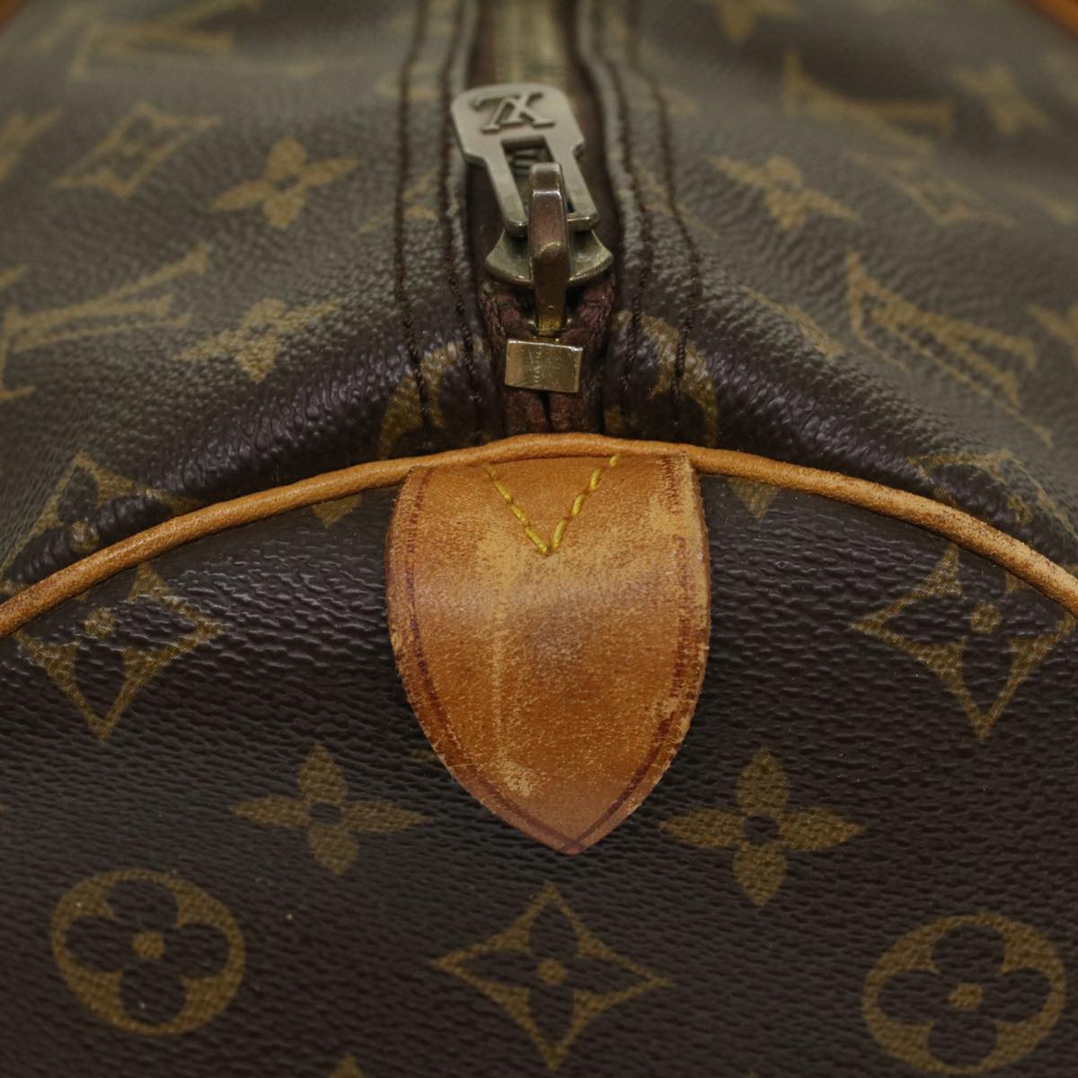 LOUIS VUITTON Monogram Keepall 55 Boston Bag M41424 LV Auth 52224