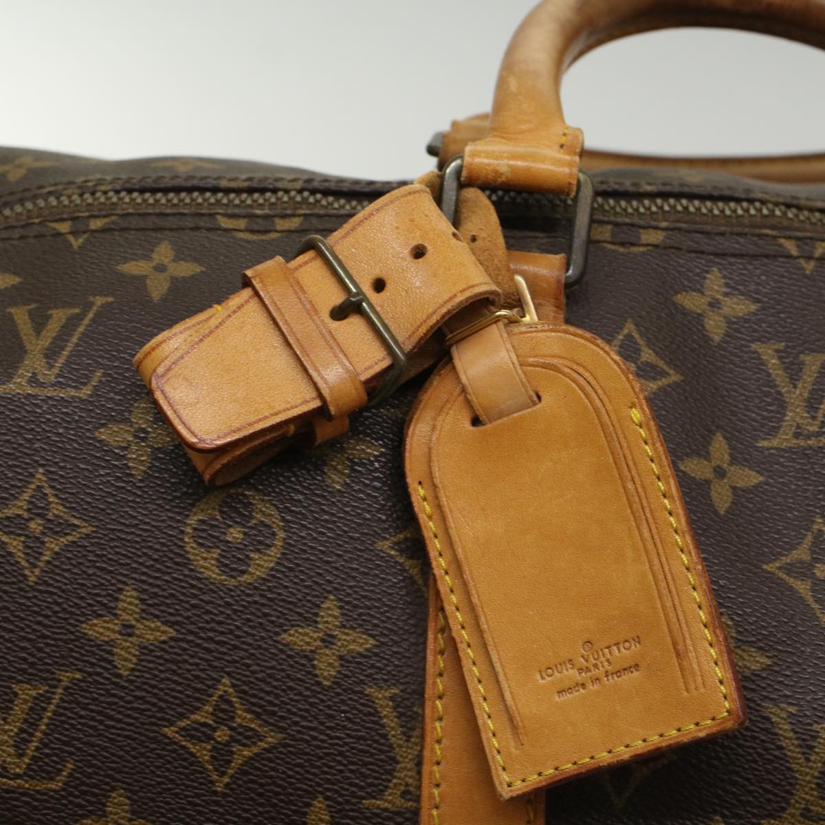 LOUIS VUITTON Monogram Keepall 55 Boston Bag M41424 LV Auth 52224