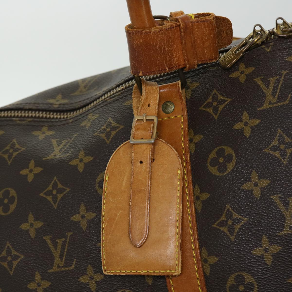 LOUIS VUITTON Monogram Keepall Bandouliere 60 Boston Bag M41412 LV Auth 52226