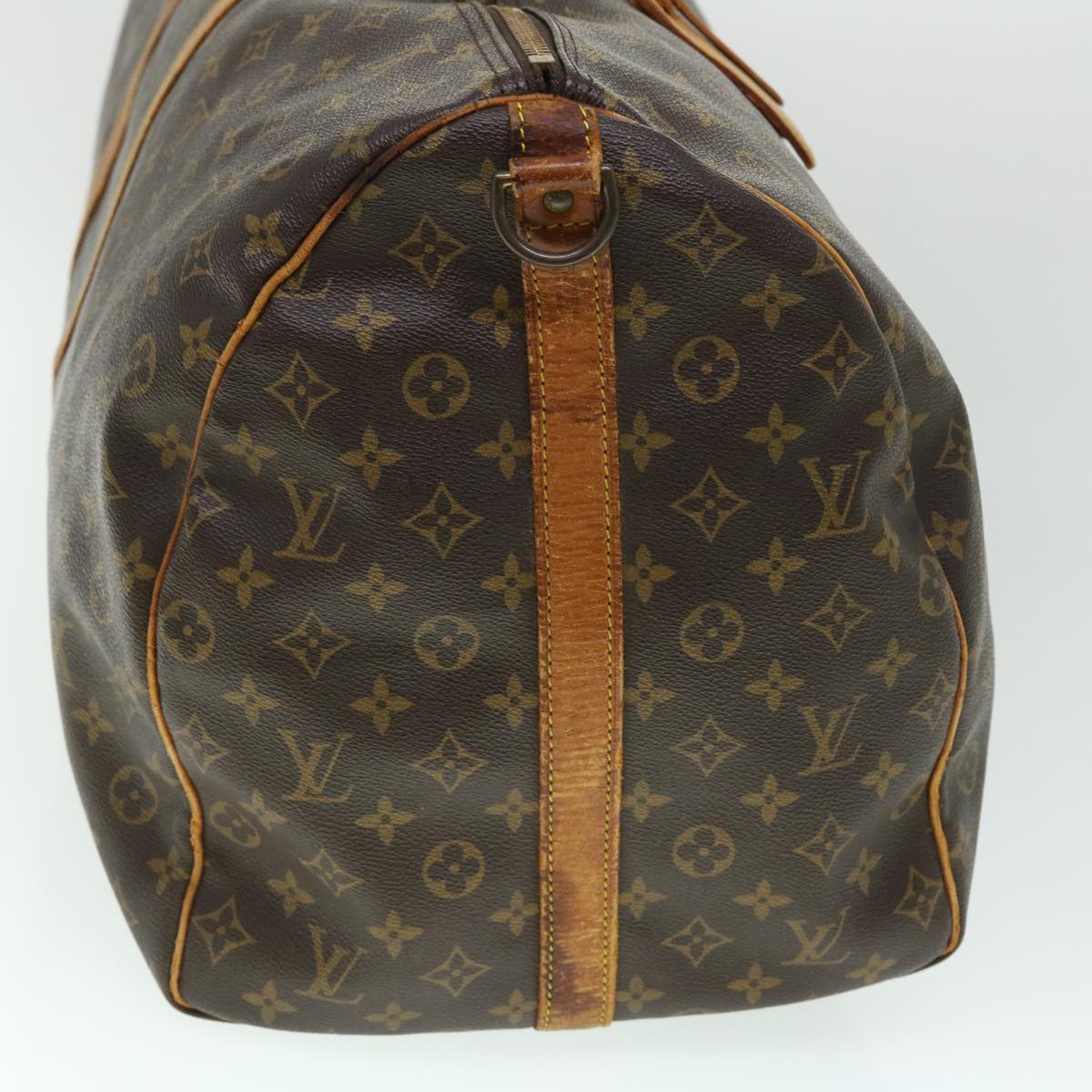 LOUIS VUITTON Monogram Keepall Bandouliere 60 Boston Bag M41412 LV Auth 52226