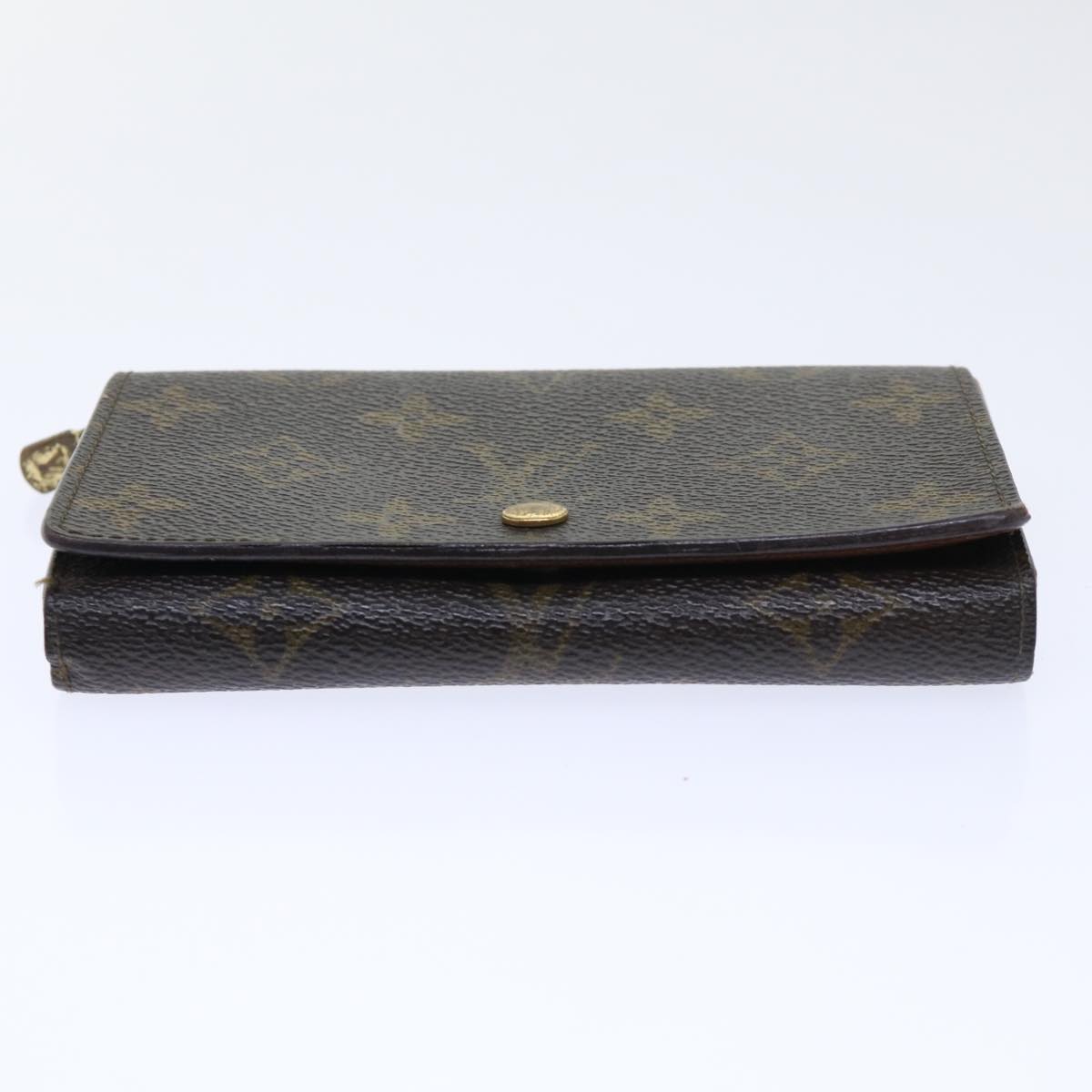 LOUIS VUITTON Monogram Porte Monnaie Billets Tresor Wallet M61730 LV Auth 52272