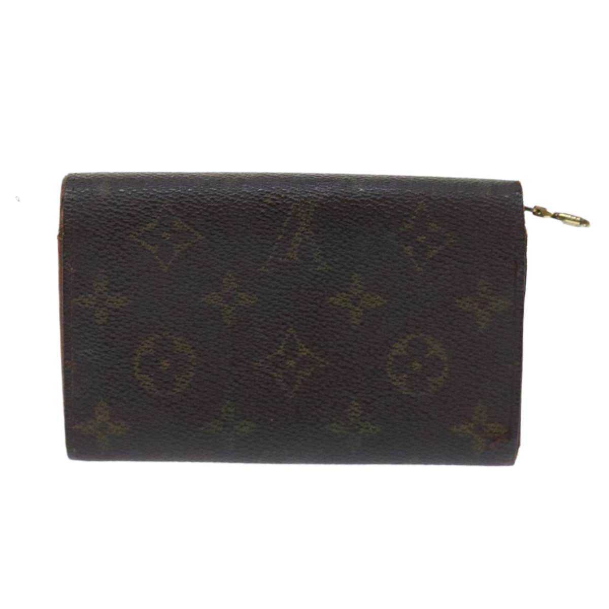 LOUIS VUITTON Monogram Porte Monnaie Billets Tresor Wallet M61730 LV Auth 52273