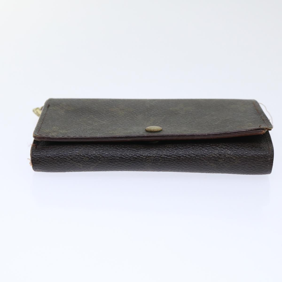 LOUIS VUITTON Monogram Porte Monnaie Billets Tresor Wallet M61730 LV Auth 52273