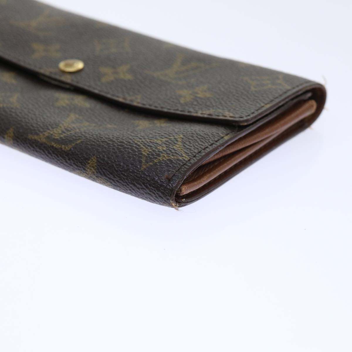 LOUIS VUITTON Monogram Pochette Porte Monnaie Credit Wallet M61725 Auth 52275