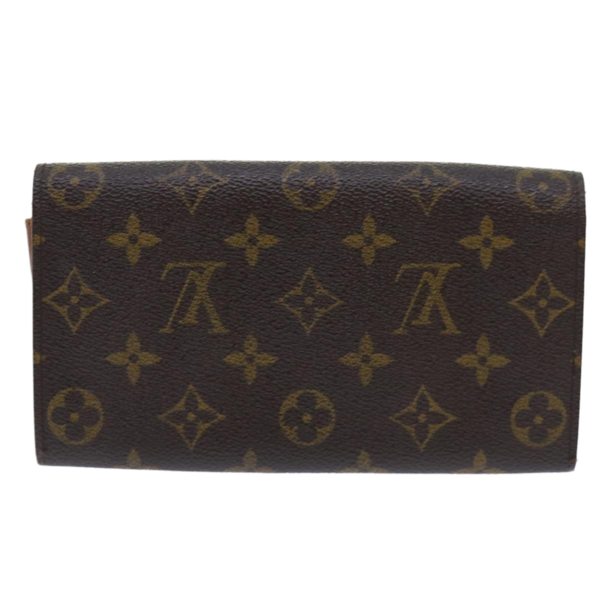 LOUIS VUITTON Monogram Pochette Porte Monnaie Credit Wallet M61725 Auth 52275