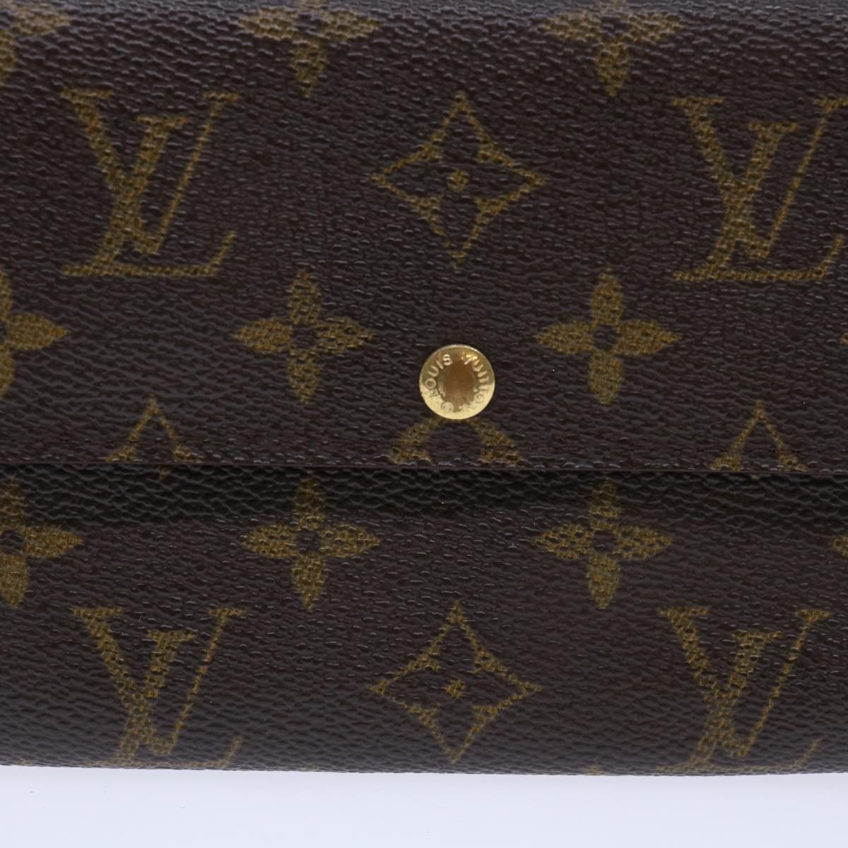 LOUIS VUITTON Monogram Pochette Porte Monnaie Credit Wallet M61725 Auth 52275