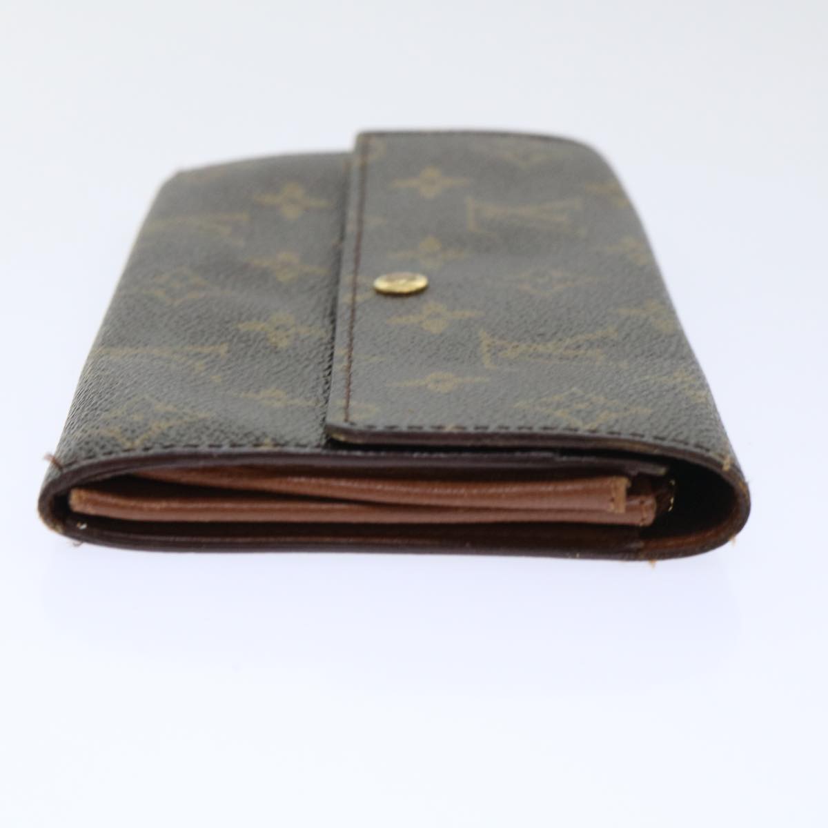 LOUIS VUITTON Monogram Pochette Porte Monnaie Credit Wallet M61725 Auth 52275