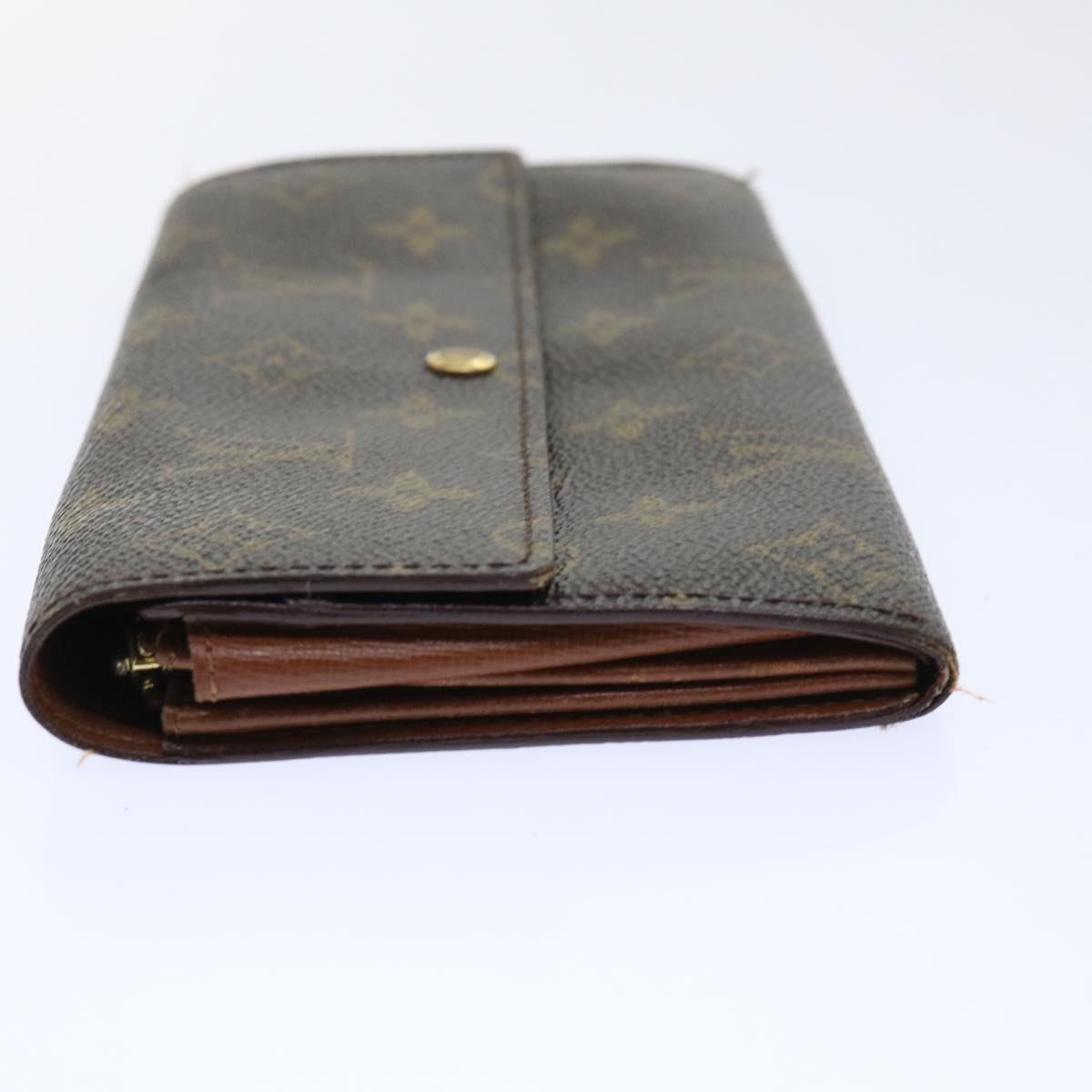 LOUIS VUITTON Monogram Pochette Porte Monnaie Credit Wallet M61725 Auth 52275