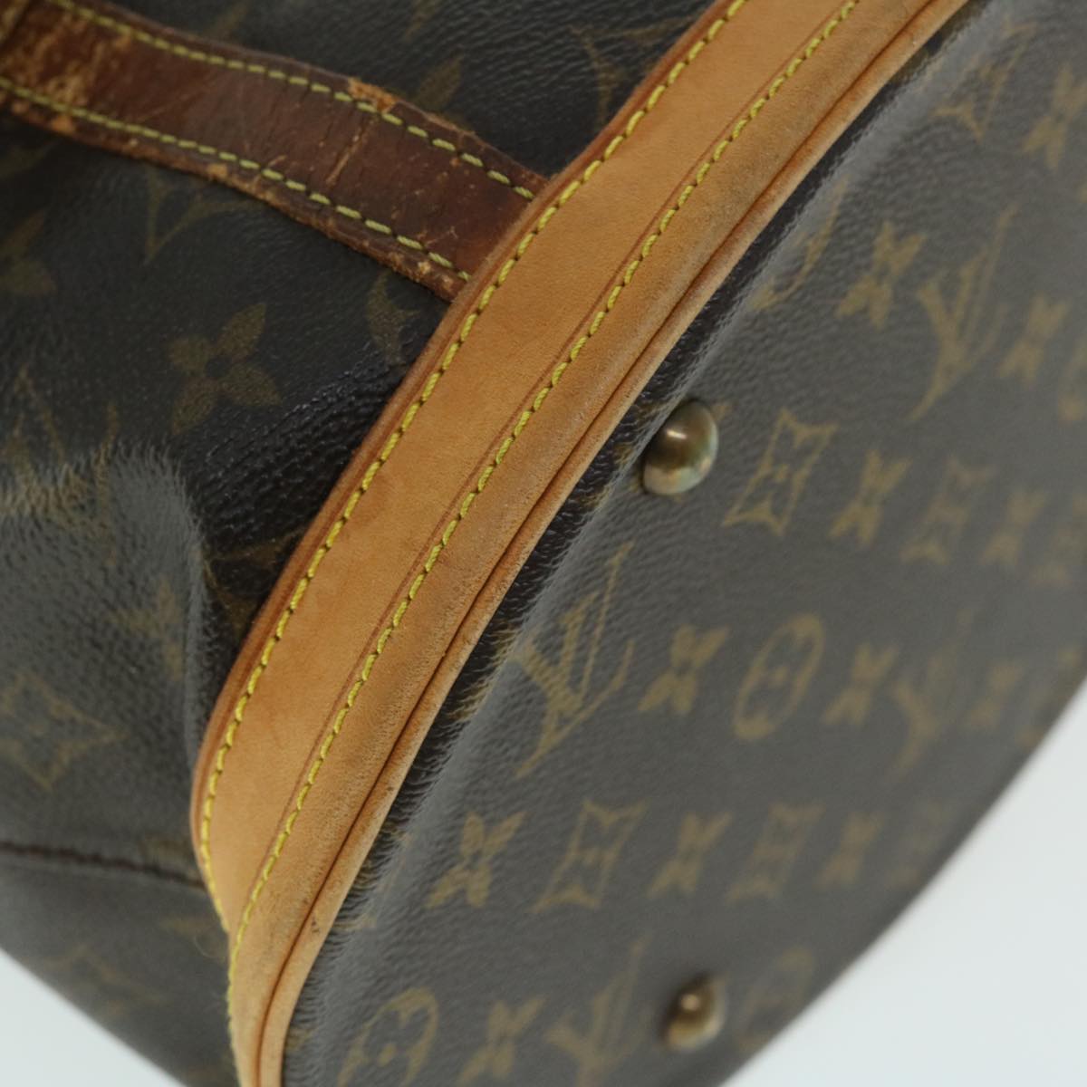 LOUIS VUITTON Monogram Bucket GM Shoulder Bag Vintage M42236 LV Auth 52333