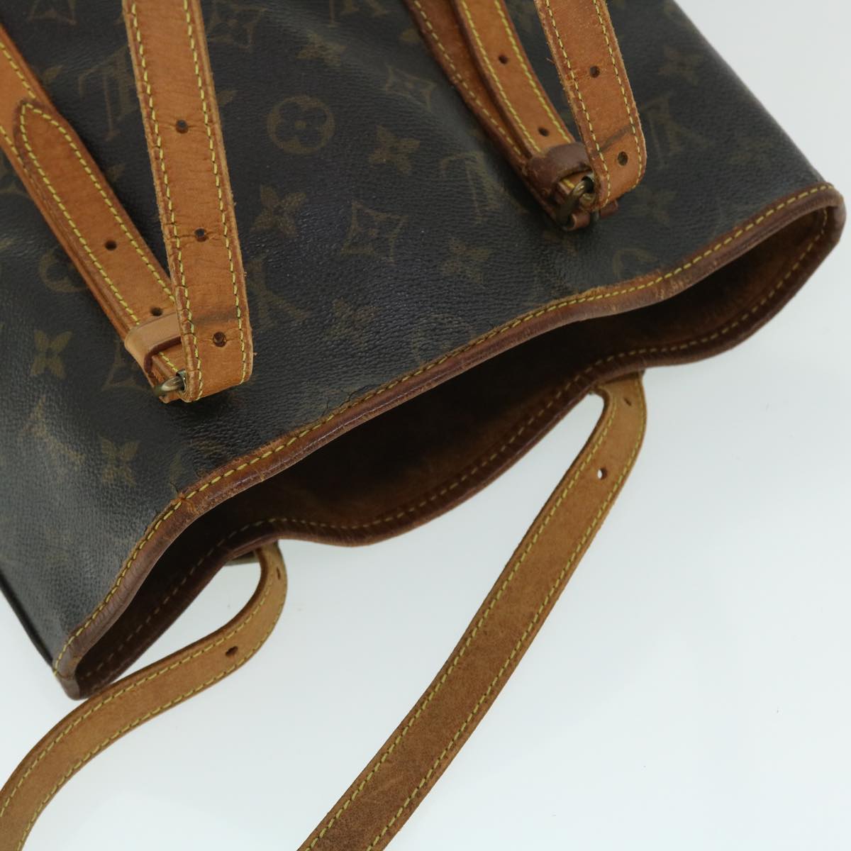 LOUIS VUITTON Monogram Bucket GM Shoulder Bag Vintage M42236 LV Auth 52333