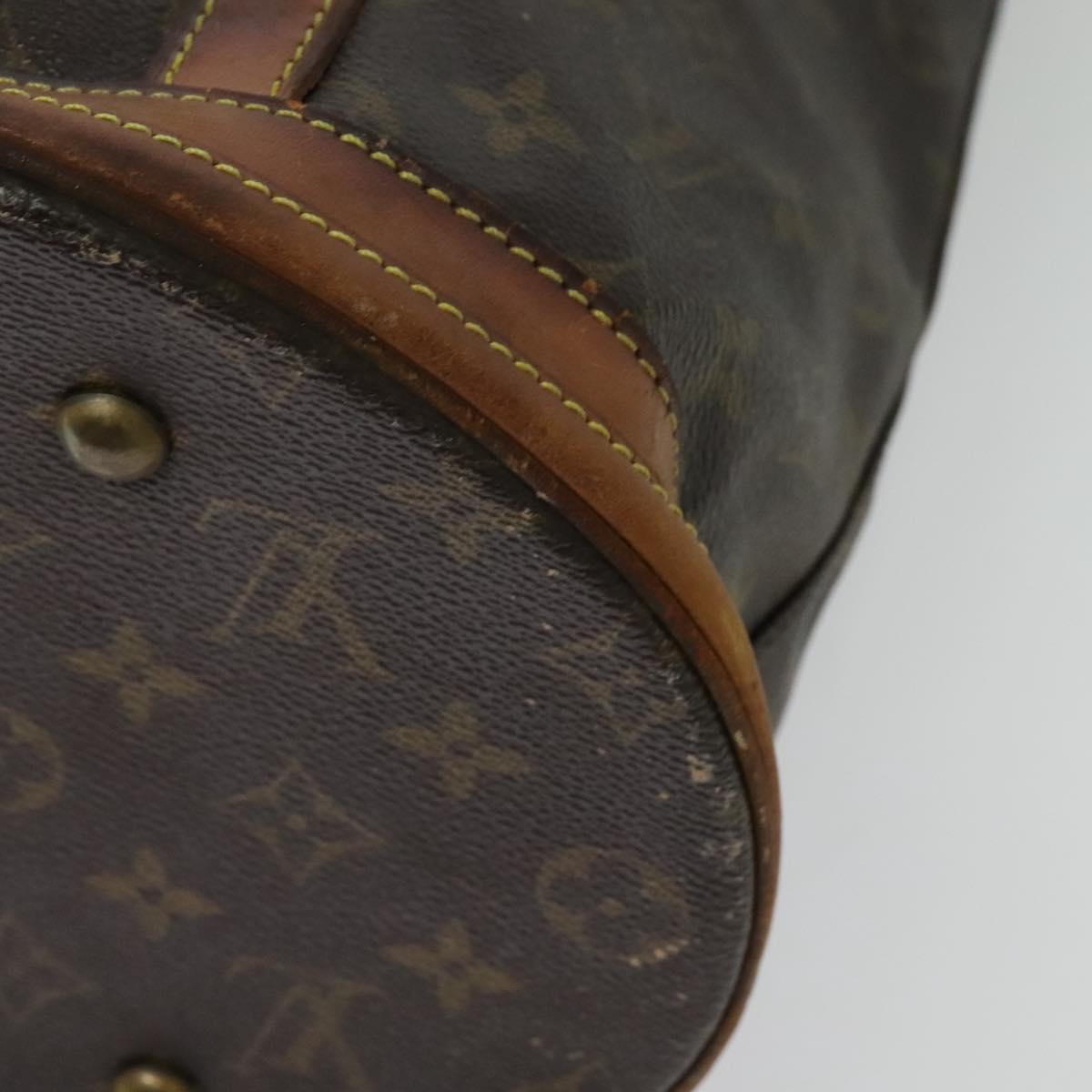 LOUIS VUITTON Monogram Bucket GM Shoulder Bag M42236 LV Auth 52335