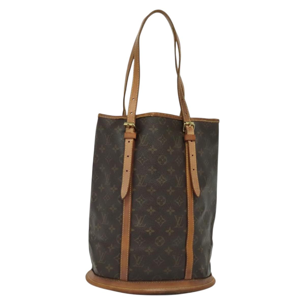 LOUIS VUITTON Monogram Bucket GM Shoulder Bag M42236 LV Auth 52335