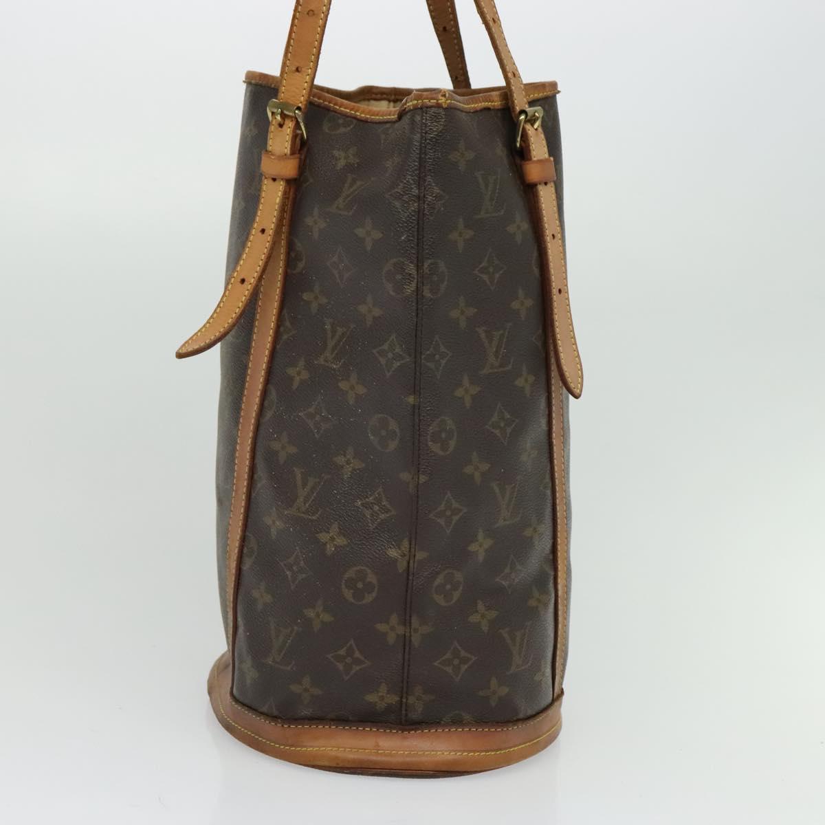 LOUIS VUITTON Monogram Bucket GM Shoulder Bag M42236 LV Auth 52335