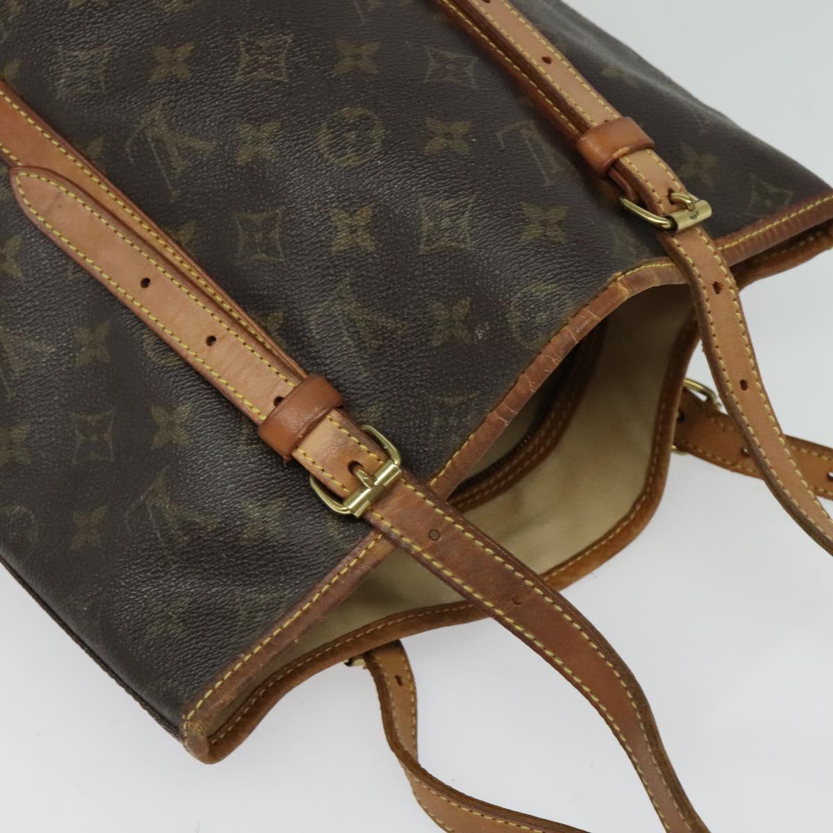 LOUIS VUITTON Monogram Bucket GM Shoulder Bag M42236 LV Auth 52335