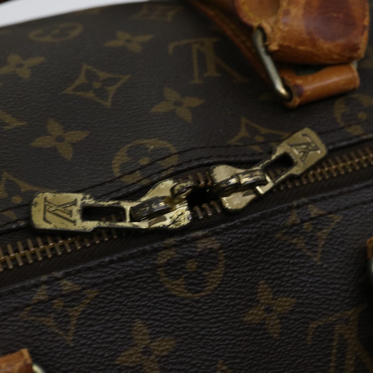 LOUIS VUITTON Monogram Keepall 50 Boston Bag M41426 LV Auth 52389