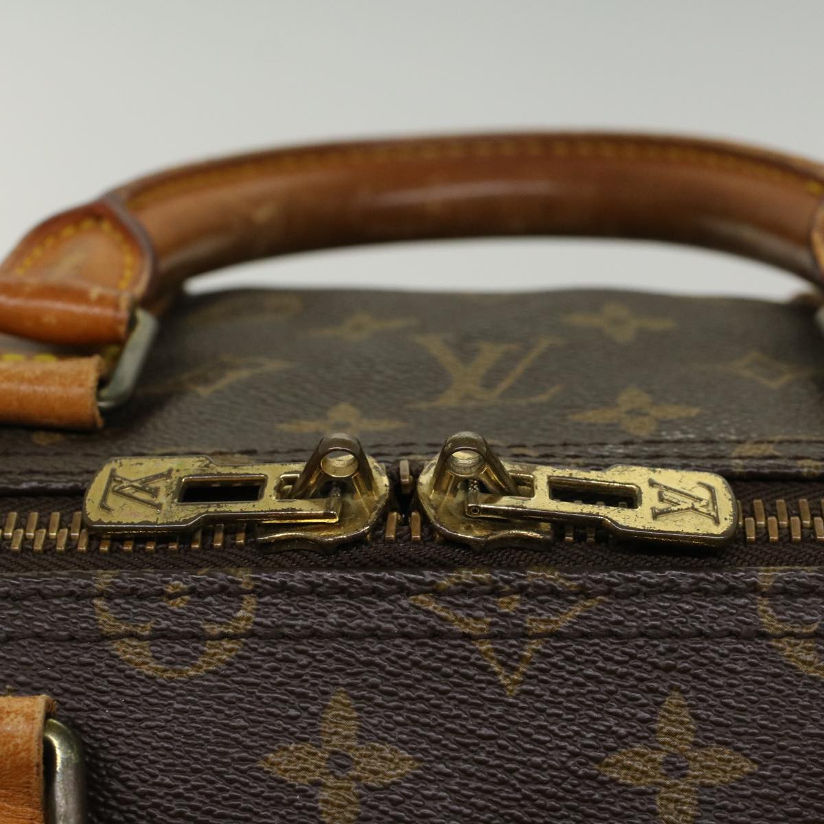 LOUIS VUITTON Monogram Keepall 55 Boston Bag M41424 LV Auth 52392