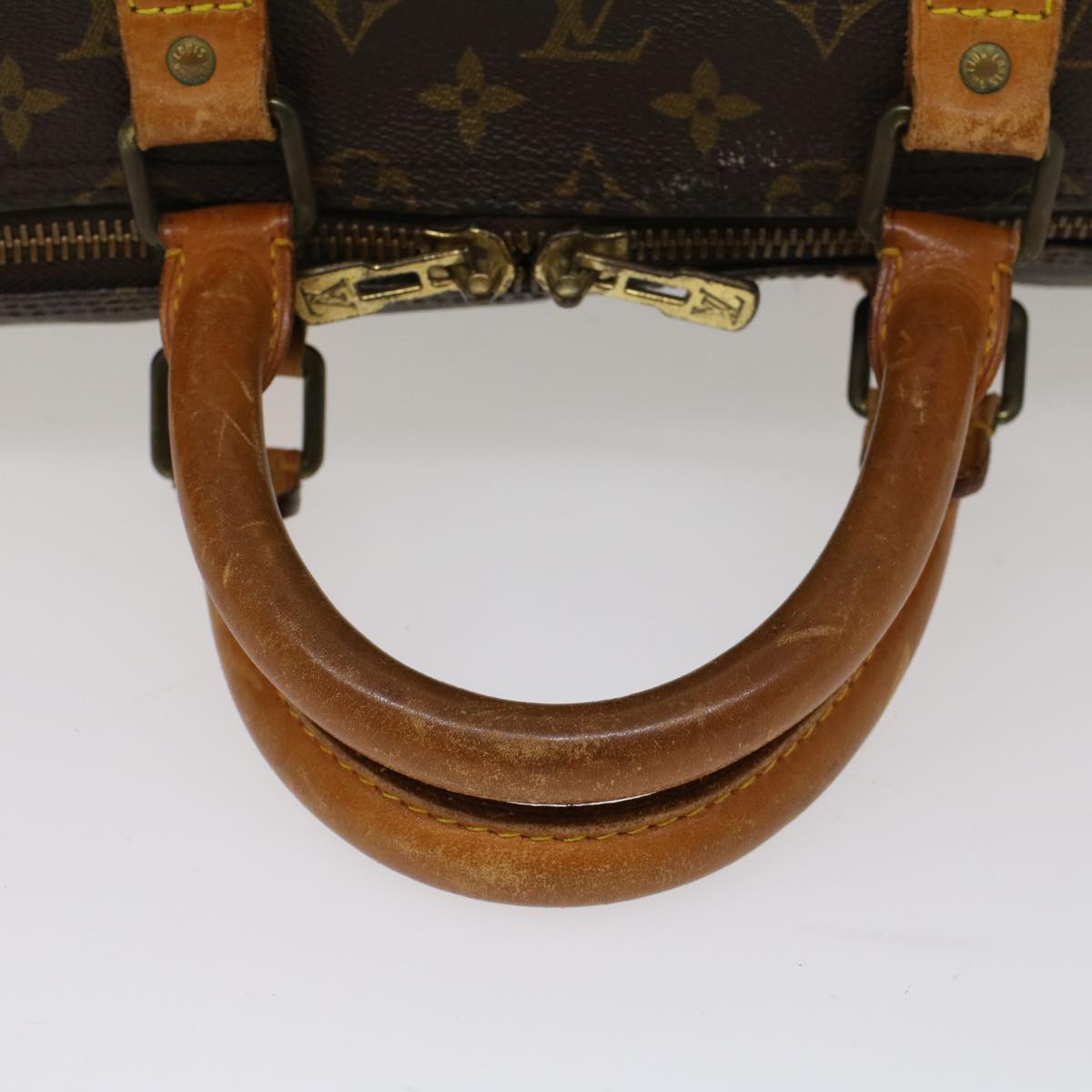 LOUIS VUITTON Monogram Keepall 55 Boston Bag M41424 LV Auth 52392