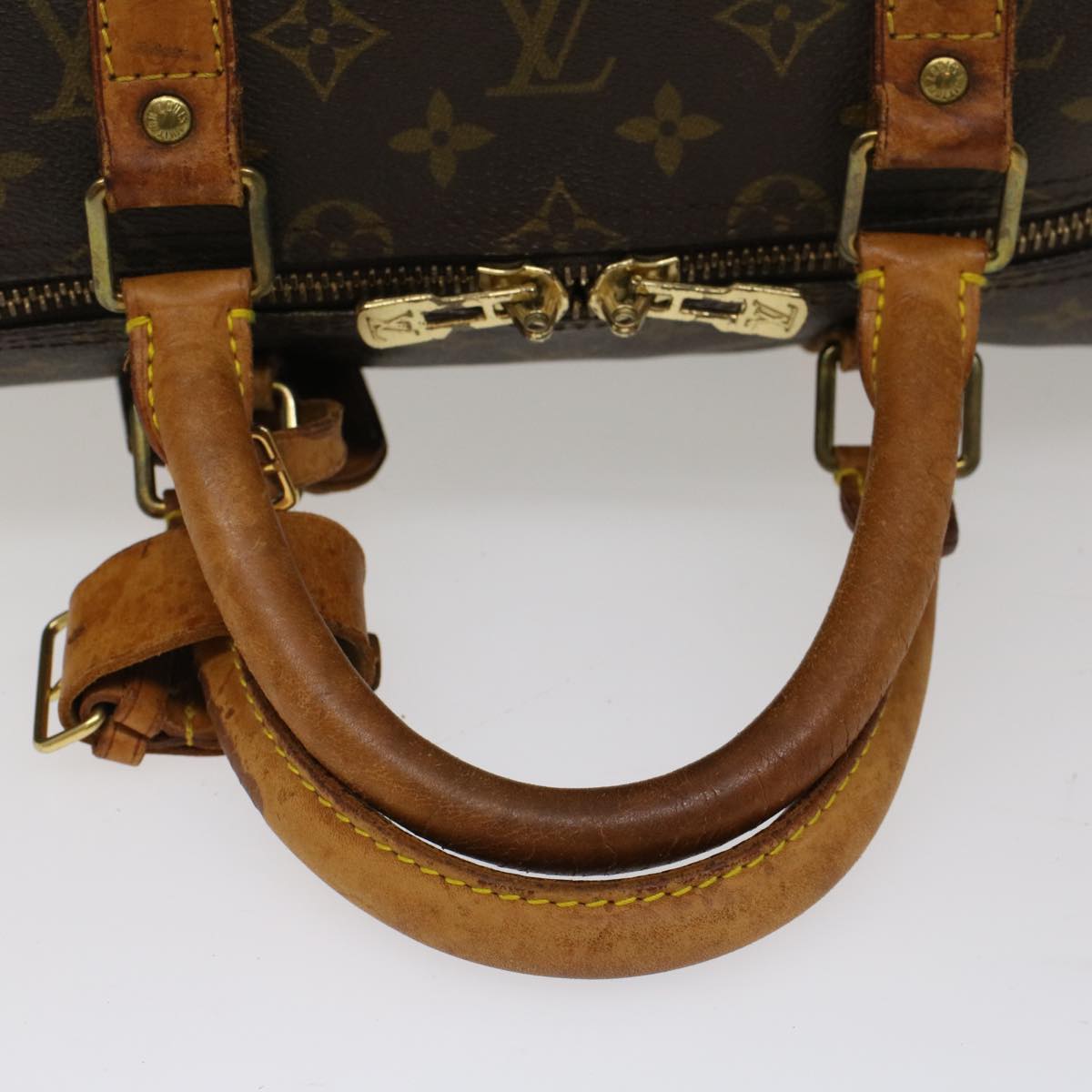 LOUIS VUITTON Monogram Keepall Bandouliere 55 Boston Bag M41414 LV Auth 52394