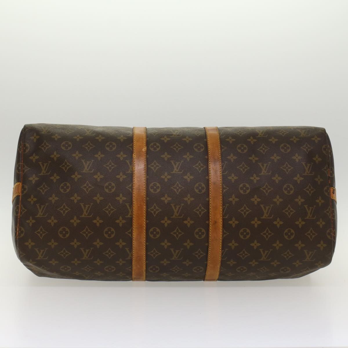 LOUIS VUITTON Monogram Keepall Bandouliere 55 Boston Bag M41414 LV Auth 52394