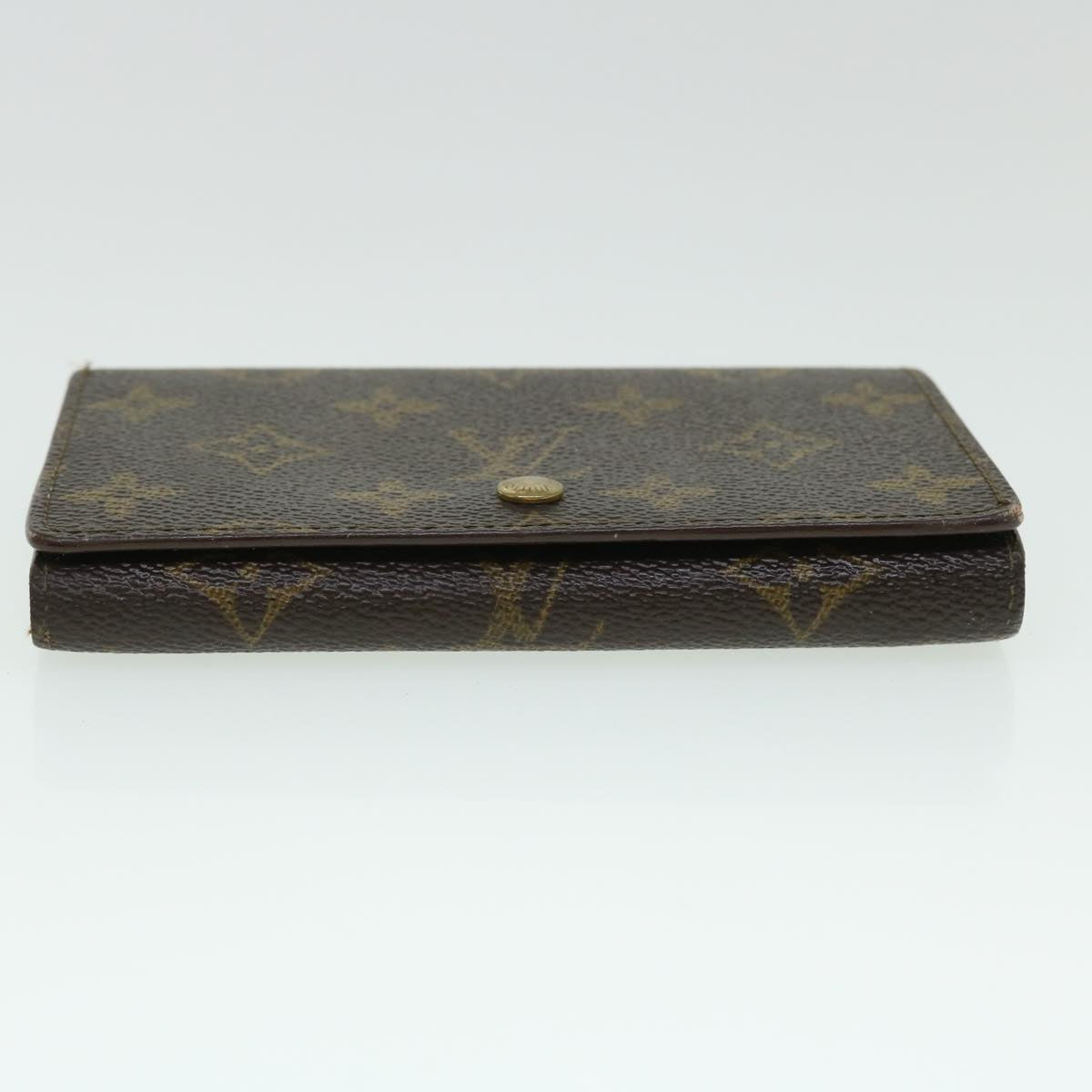 LOUIS VUITTON Monogram Porte Monnaie Billets Tresor Wallet M61730 LV Auth 52459