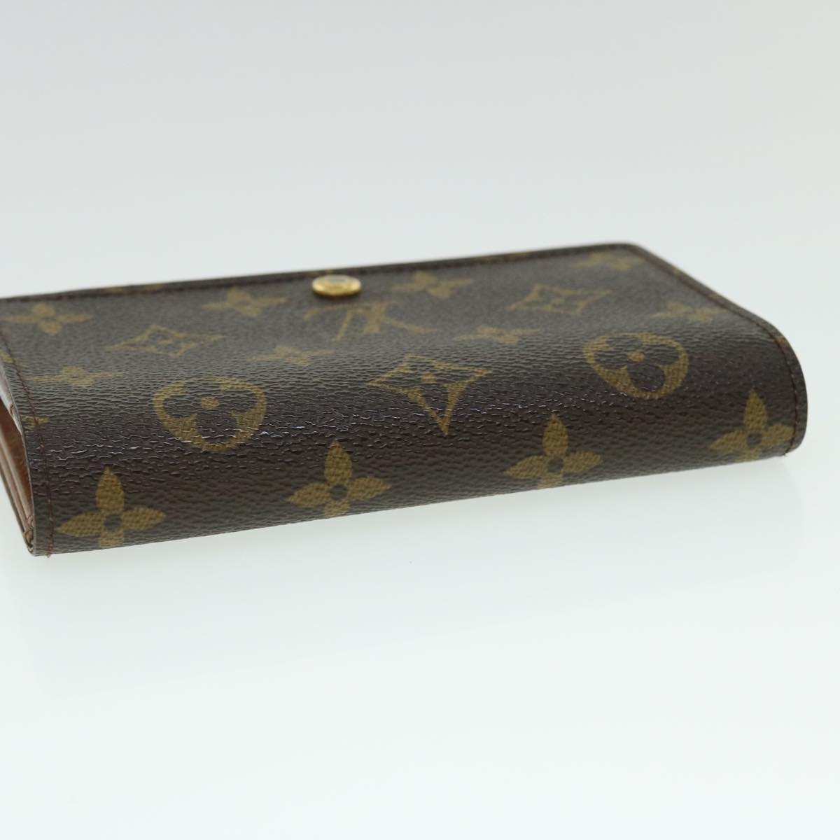 LOUIS VUITTON Monogram Porte Monnaie Billets Tresor Wallet M61730 LV Auth 52460