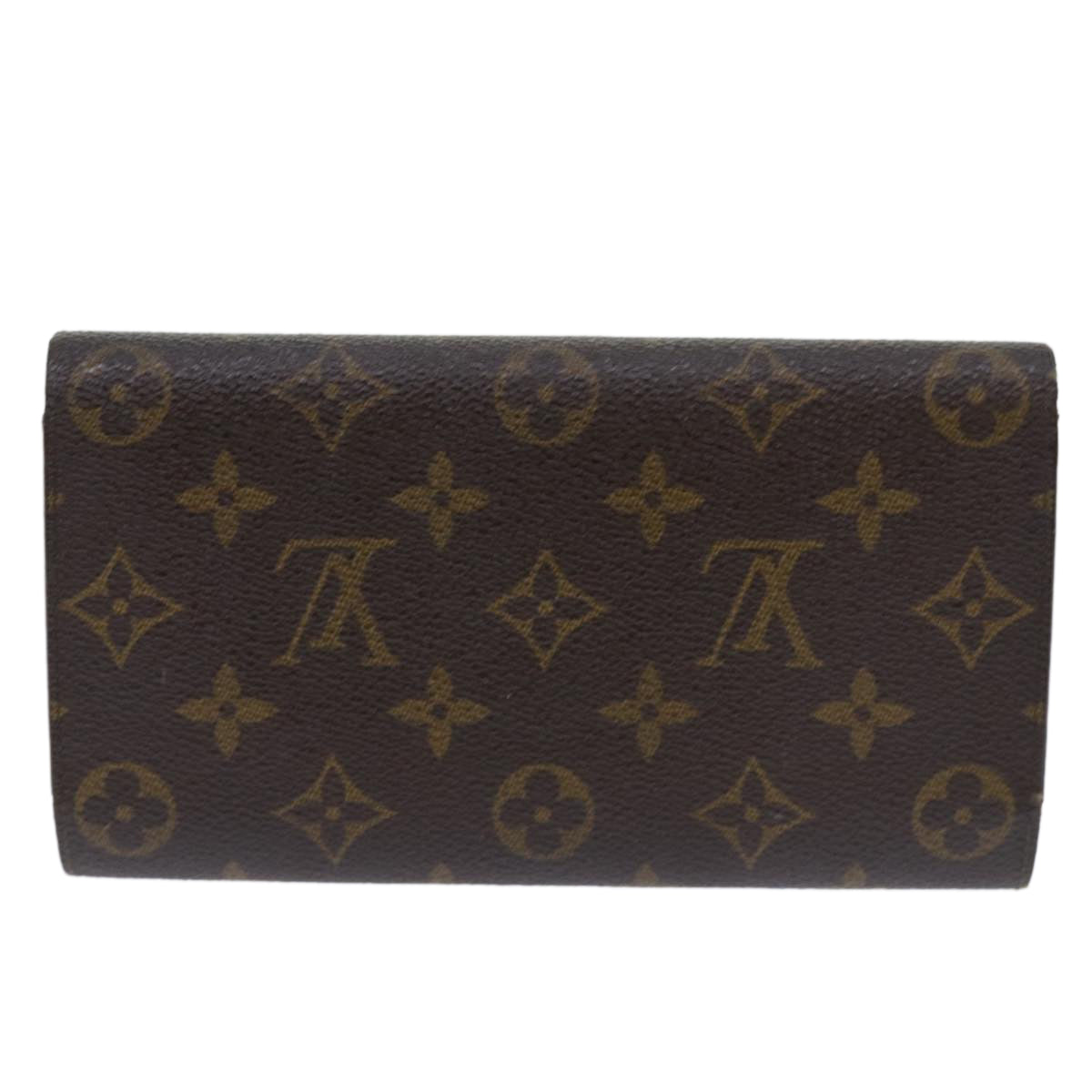 LOUIS VUITTON Monogram Porte Tresol International Wallet M61215 LV Auth 52463