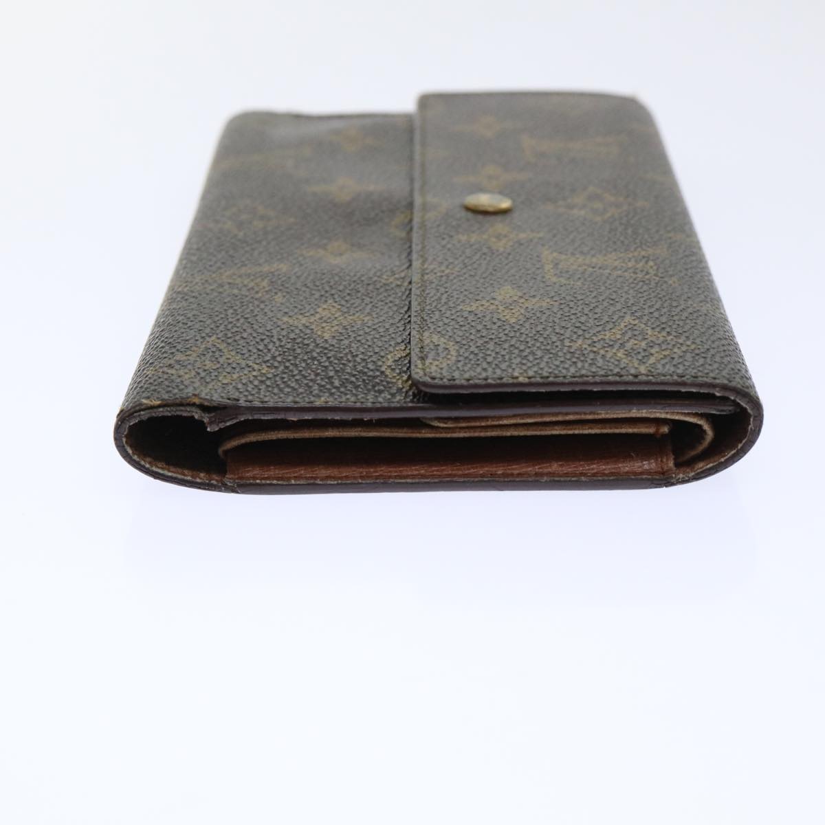 LOUIS VUITTON Monogram Porte Tresol International Wallet M61215 LV Auth 52463