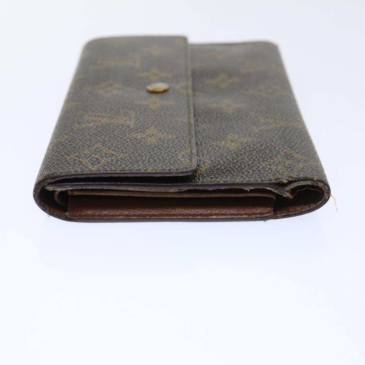 LOUIS VUITTON Monogram Porte Tresol International Wallet M61215 LV Auth 52463