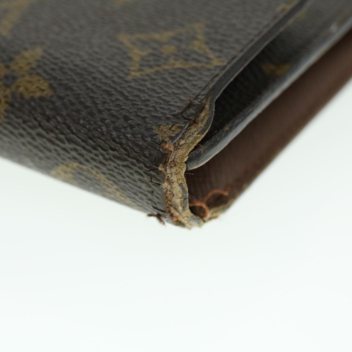 LOUIS VUITTON Monogram Porte Tresol International Wallet M61215 LV Auth 52466