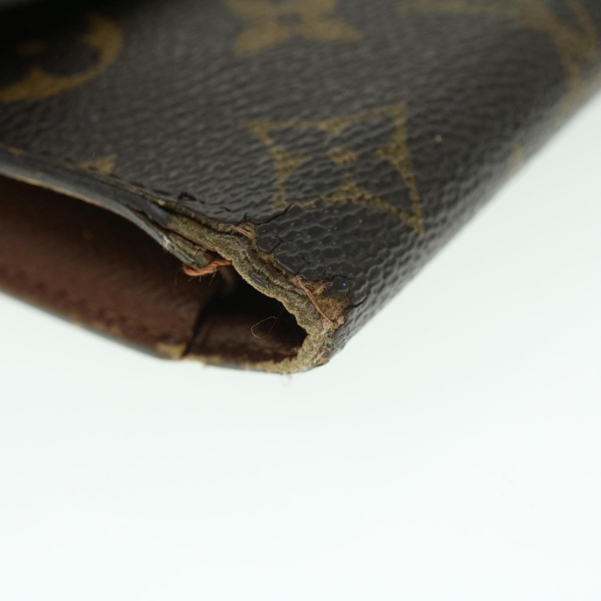 LOUIS VUITTON Monogram Porte Tresol International Wallet M61215 LV Auth 52466