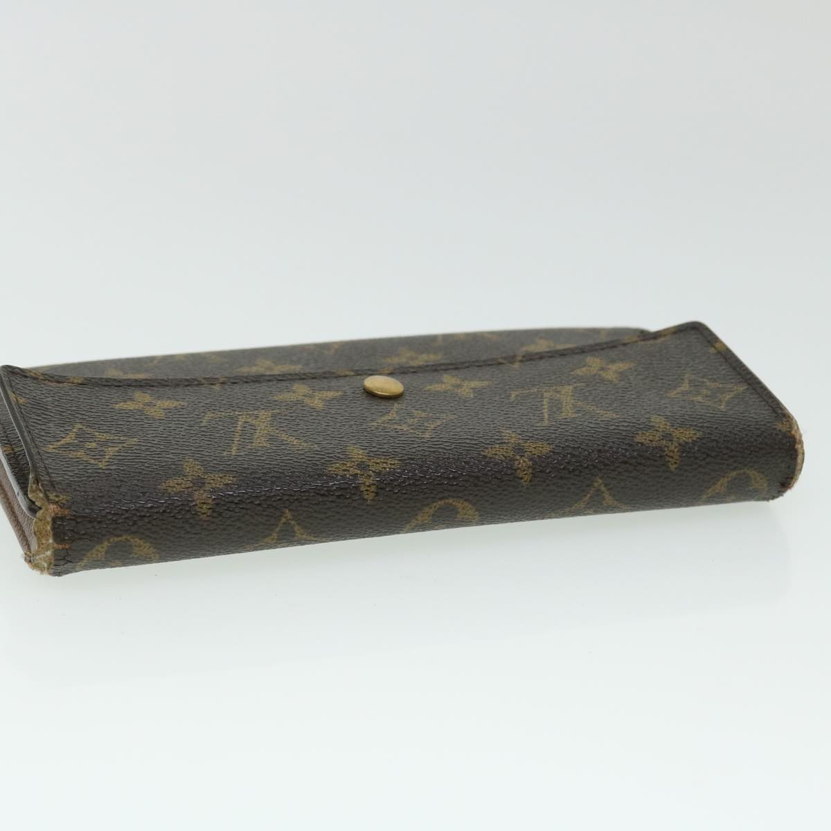 LOUIS VUITTON Monogram Porte Tresol International Wallet M61215 LV Auth 52466