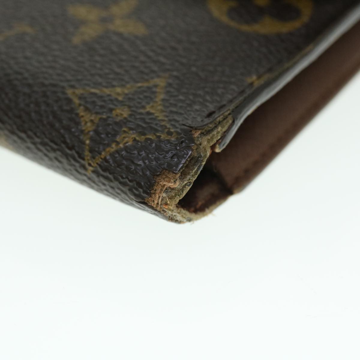 LOUIS VUITTON Monogram Porte Tresol International Wallet M61215 LV Auth 52466