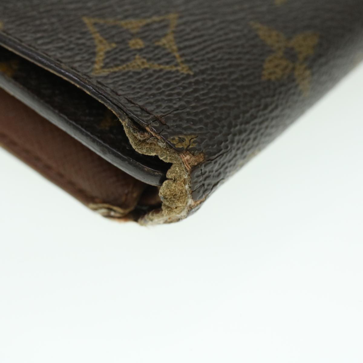 LOUIS VUITTON Monogram Porte Tresol International Wallet M61215 LV Auth 52466