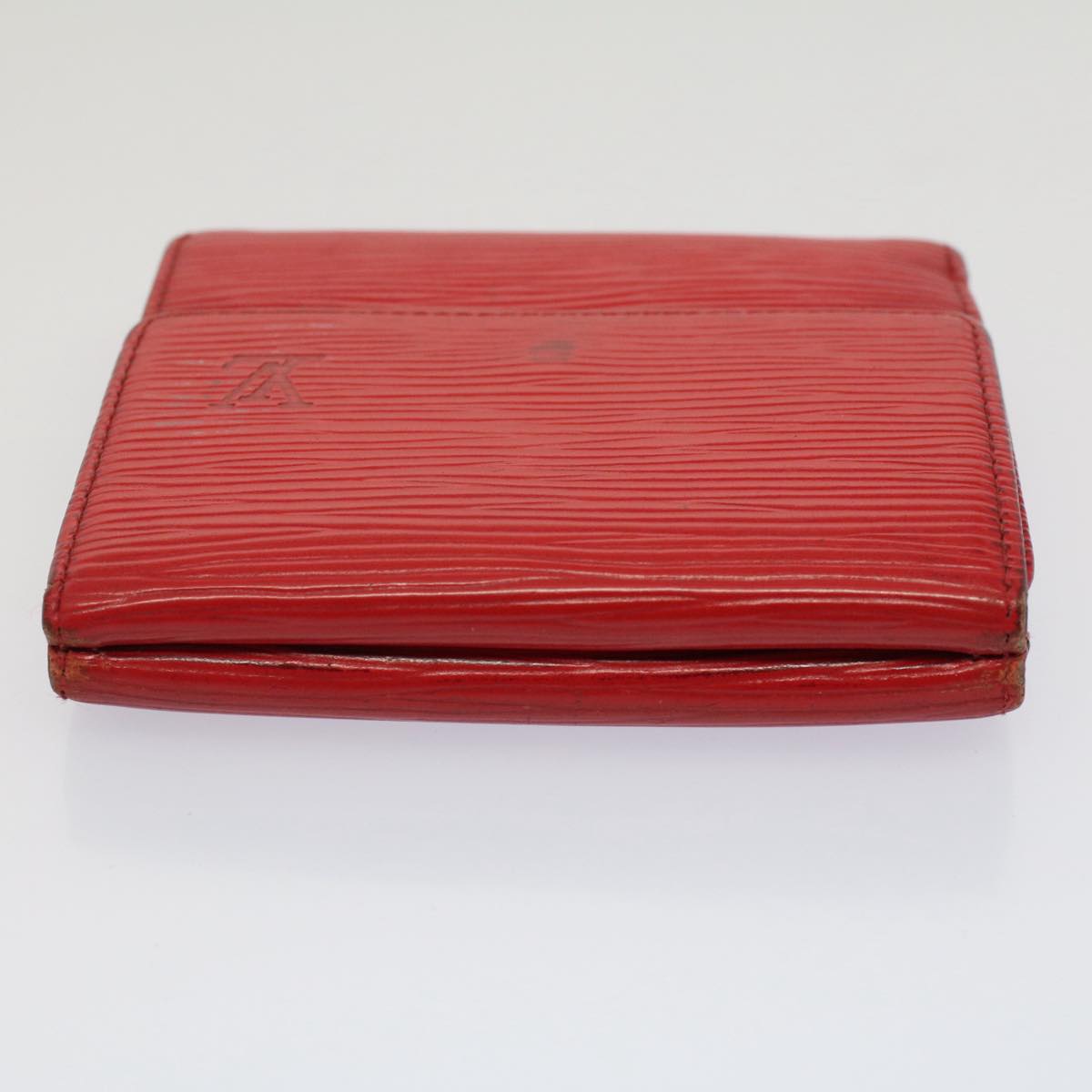 LOUIS VUITTON Epi Portefeuille Elise Wallet Red M6363E LV Auth 52469