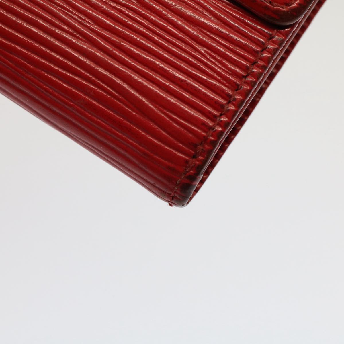 LOUIS VUITTON Epi Portefeuille Elise Wallet Red M6363E LV Auth 52469