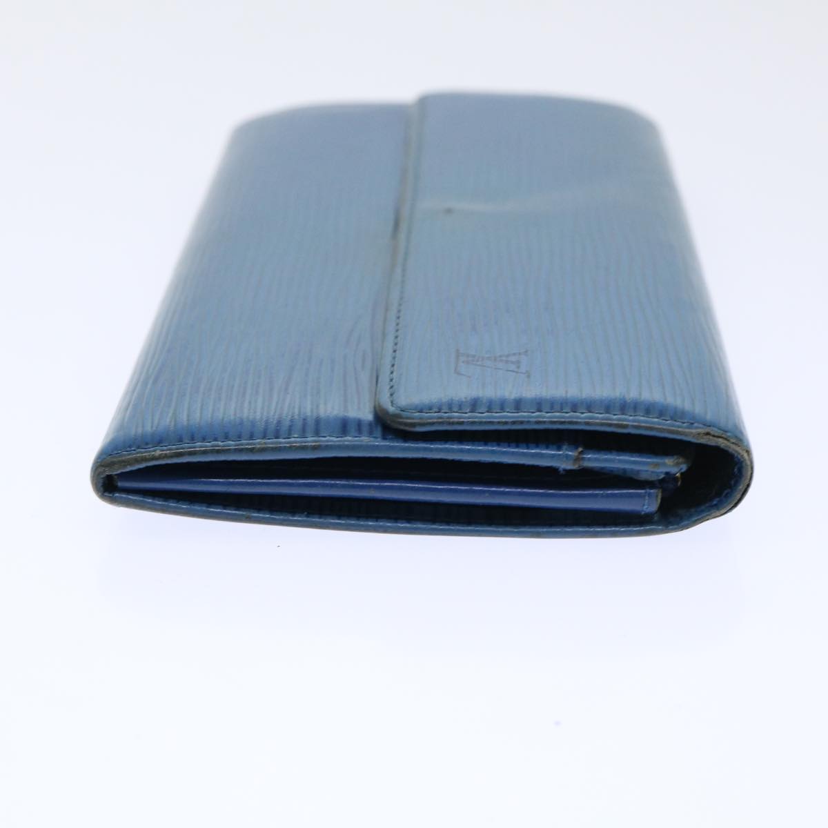 LOUIS VUITTON Epi Portefeuille Sarah Long Wallet Blue M60320 LV Auth 52471