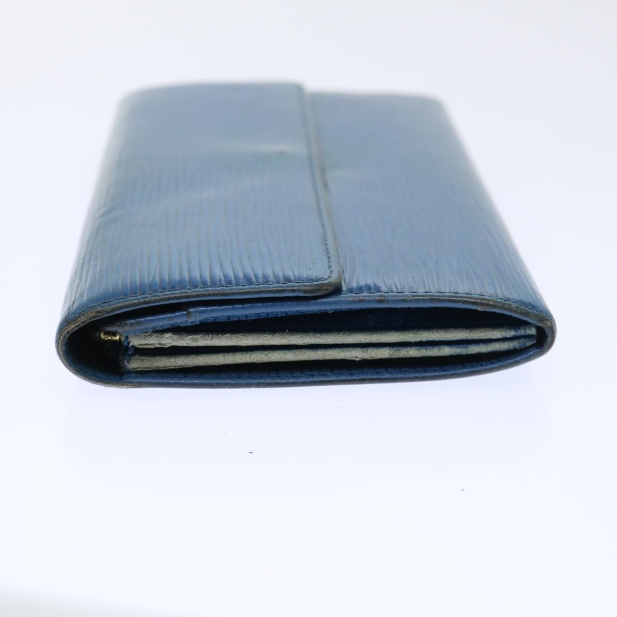 LOUIS VUITTON Epi Portefeuille Sarah Long Wallet Blue M60320 LV Auth 52471