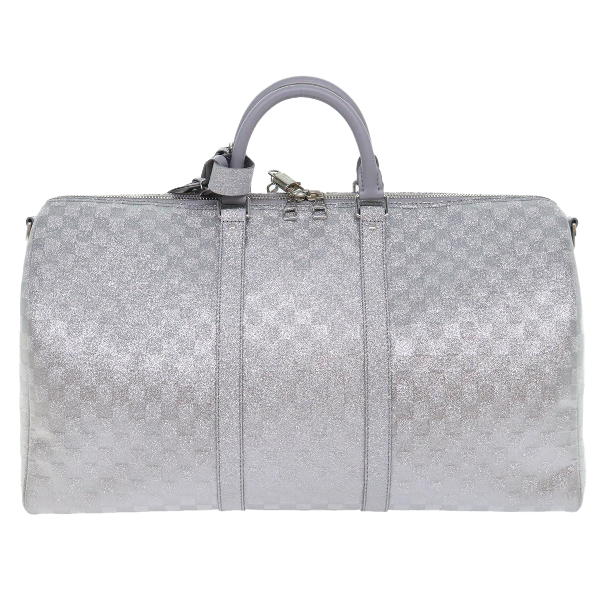 LOUIS VUITTON Damier Glitter Keepall Bandouliere 50 Bag N58041 LV Auth 52528A