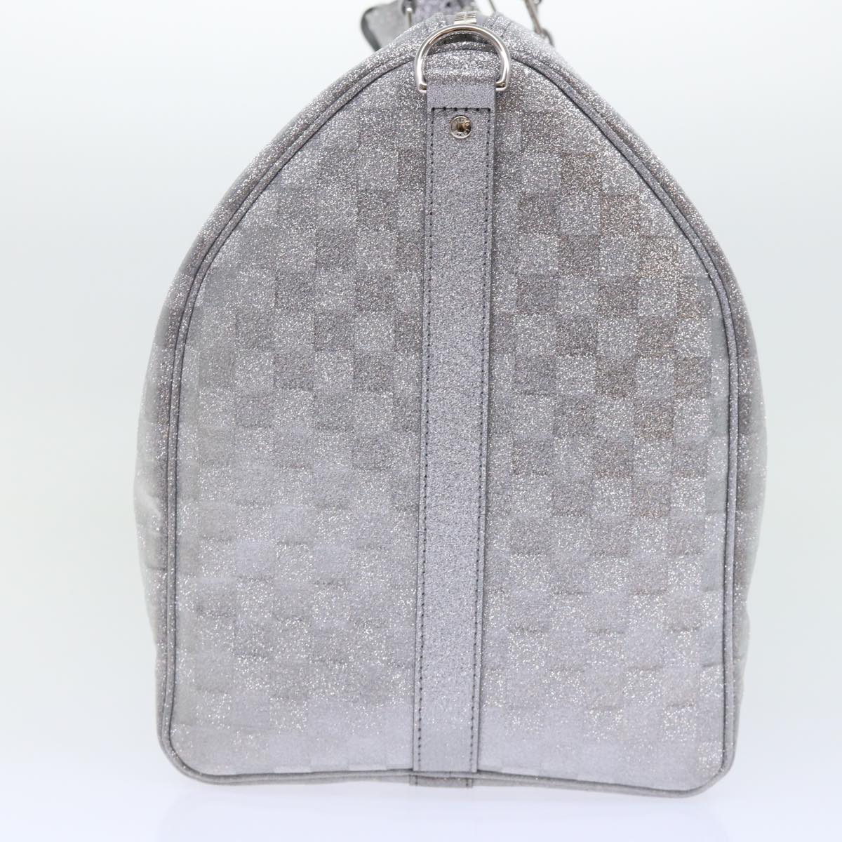 LOUIS VUITTON Damier Glitter Keepall Bandouliere 50 Bag N58041 LV Auth 52528A