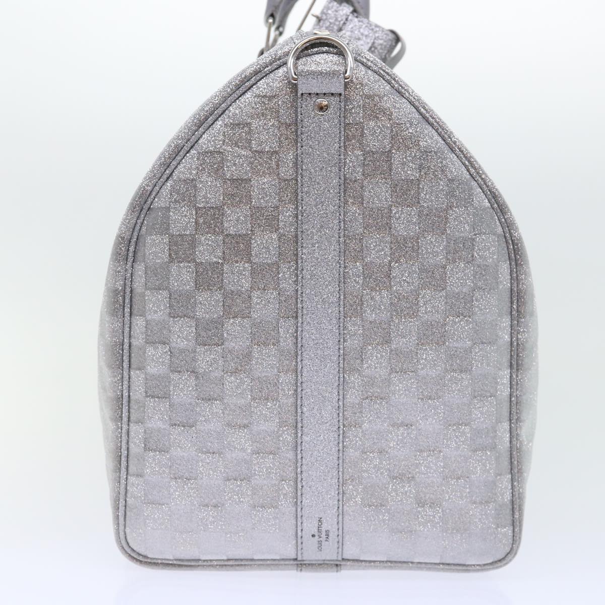 LOUIS VUITTON Damier Glitter Keepall Bandouliere 50 Bag N58041 LV Auth 52528A