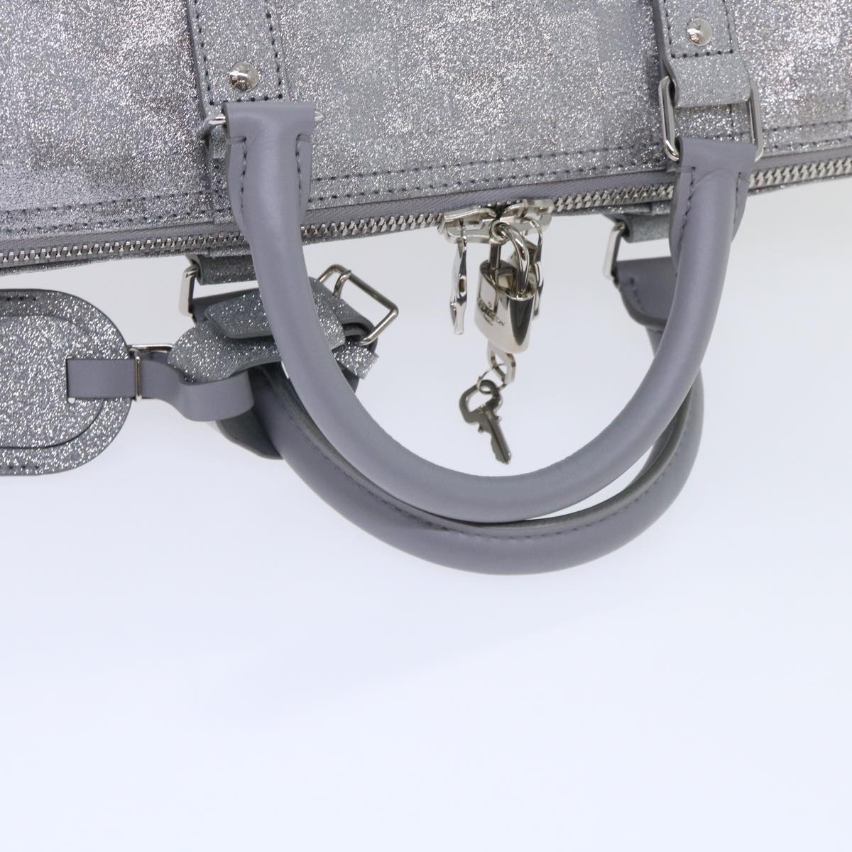 LOUIS VUITTON Damier Glitter Keepall Bandouliere 50 Bag N58041 LV Auth 52528SV