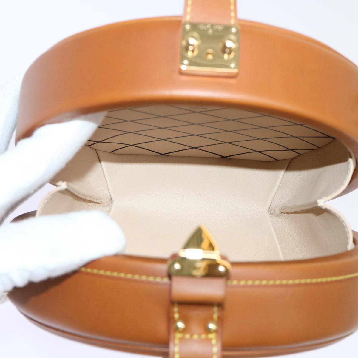 LOUIS VUITTON Catgram Petite Boite Chapeau Shoulder Bag Brown M52972 Auth 52543SM