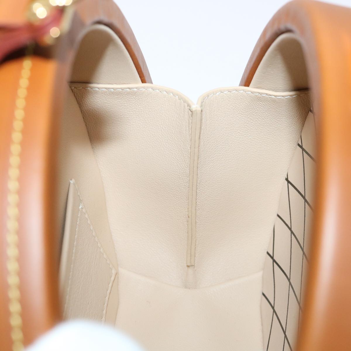 LOUIS VUITTON Catgram Petite Boite Chapeau Shoulder Bag Brown M52972 Auth 52543SM