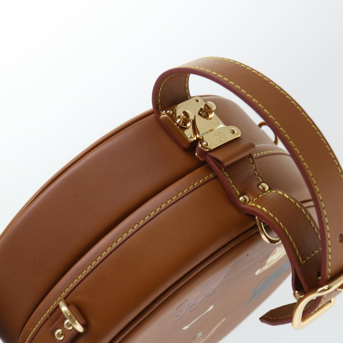 LOUIS VUITTON Catgram Petite Boite Chapeau Shoulder Bag Brown M52972 Auth 52543SM
